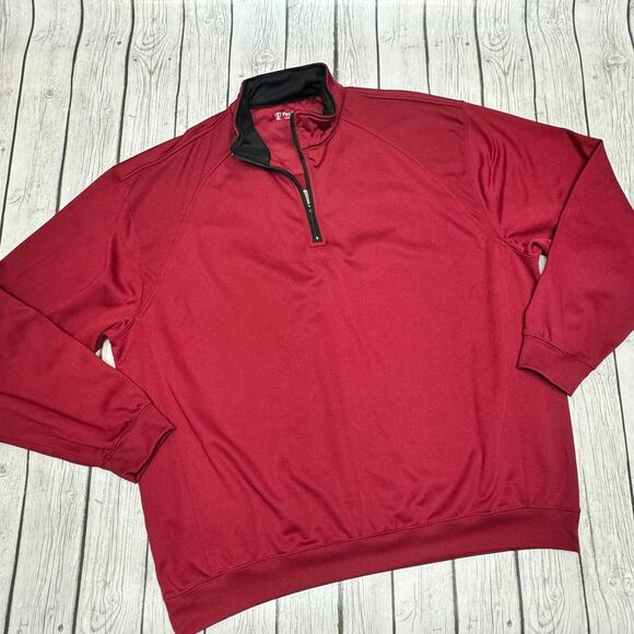 Pro Tour 1/4 Zip Red Pull Over Size XX Large - Picture 1 of 4